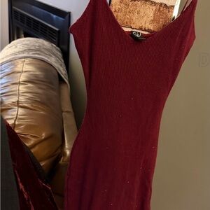 Windsor Burgundy Mini Dress